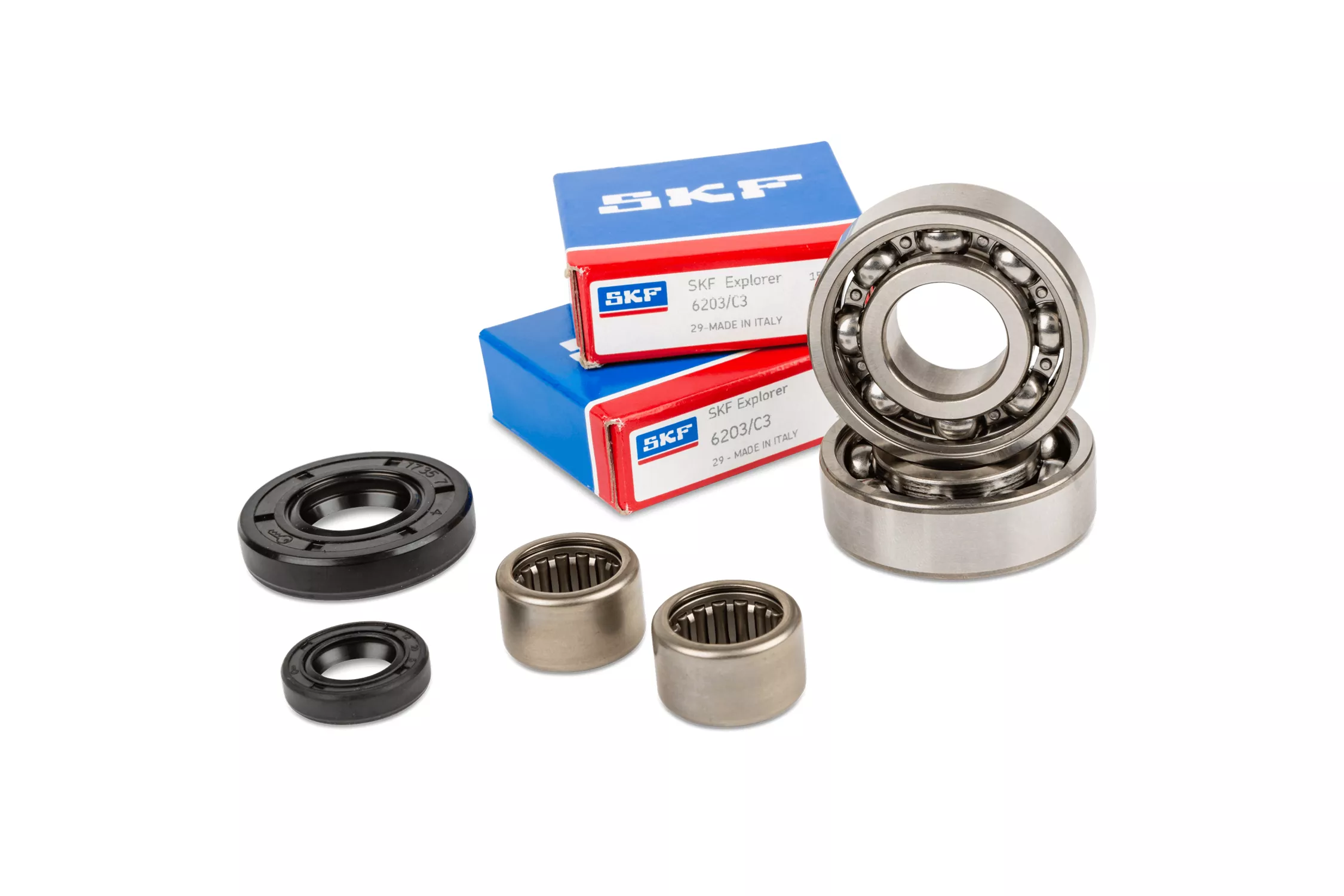 Guoliai + alyvos sandarikliai pavarų dėžės Stage6 HQ Derbi