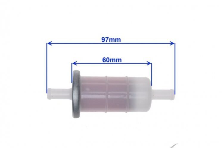 Kuro filtras 10mm Honda/Kawasaki/Yamaha/Suzuki