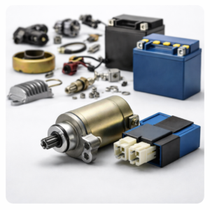 Užvedimo sistemos dalys